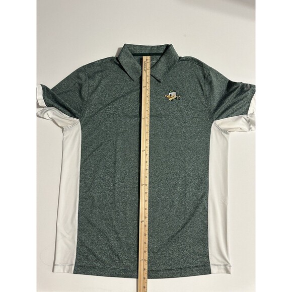 Nike Golf Oregon Ducks Dri Fit Polo Shirt Mens Large Green Short Sleeve - Picture 9 of 10